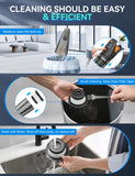 GHUSTAR Handheld Vacuum Cordless - 25000PA Strong Suction Hand Held Car Vacuum Cleaner Portable with Multi-Nozzles - Lightweight Dust Busters Rechargeable for Home Car Office Pets 2 Levels