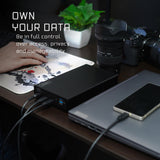 compatily LV22 26TB USB-C 10Gbps Portable External HDD and HUB – Enterprise Hard Drive for Professional Media Creators and Work from Home