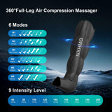 NXHMO Leg Massager with Heat and Compression, Foot Massager for Circulation and Pain Relief, Sequential Air Compression Boots Recovery System with 9 Intensities 6 Modes,3 Heating for Athletes