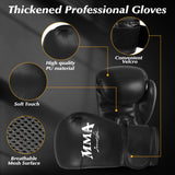 YORWHIN Hanging Punching Bag for Adults, 4FT PU Heavy Bag Boxing Training Equipment with 12OZ Gloves, Reflex Ball, Wristband (Unfilled)