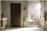 Delta 5SE-SBS-6 Universal Showering Tilt Up Shower Seat - Lumicoat Chrome