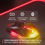 SteelSeries Aerox 3 Wireless - Super Light Gaming Mouse - 18,000 CPI TrueMove Air Optical Sensor