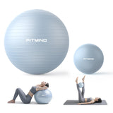 FITMIND Yoga Ball set-75cm&25cm（Blue）
