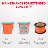 MAZING String Trimmer Line, 0.095 Inch-2.4mm Pentagonal Cutting Weed Eater String, 1.7LB-626FT Premium Nylon Weed Wacker String Trimmer Line Spool Universal Fits Most of String Trimmers