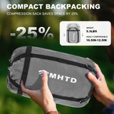 MHTD All Season Sleeping Bag for Adults 0 Degree,Cotton Canvas with YKK Zipper Compact Backpacking Mummy Camping Sleeping Bag