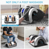 TISSCARE Shiatsu Foot Massager with Heat: FSA Eligible HSA Foot Massager for Neuropathy, Plantar Fasciitis and Pain Relief-Massage Feet/Leg/Calf/Ankle at Home/Office, Gifts for Women and Men(Gray)