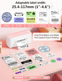 Phomemo Bluetooth Thermal Label Printer, 241BT Label Printer & 20Pcs Labels