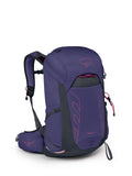 Osprey Tempest 26L Women's Lightweight Hiking Backpack - Daypack for Travel & Camping, Deep Fig/Hotspot Pink