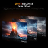 UPERFECT Portable Monitor 4K 24" QLED, 400 Nits 145% sRGB Large Monitor