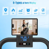 HXD-ERGO Stair Stepper for Home, 6-Level Magnetic Resistance Stepper Machine with Incline Modes & LCD Monitor, 330LBS Capacity Quiet Stair Climber, Steppers for Exercise at Home, Stair Master Workout