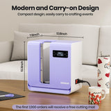 Fully Auto Tumbler Heat Press Machine, Auto Rotate Tumbler Press, Pressure Setting Mug Heat Press for Seamless Print EENOUR