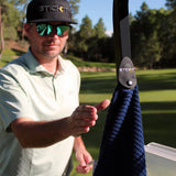 STICKIT XL Magnetic Golf Towel, Premium 35" x 20" Microfiber with Deep Waffle Pockets, Industrial Strength Magnet | Ultra-Absorbent