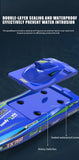 TX768 RC Jet Boat, 30km/h High Speed Jet Boat Brushless Catamaran with 3×3S LiPo Batteries Water Cooled Engine, 40cm ABS Hull, Long Range RC for Lakes, Rivers & Pools, Brushless RC For Adults