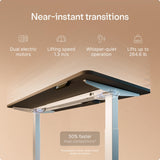 Desktronic HomeOne Standing Desk 60x30 — Ergonomic Sit Stand Home Office Desk