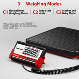 GRAM PRES Digital Physician Scale, Medical Floor Scale for Body Weight, 660 lb Limit, Professional Weight Scale with Stainless Steel Platform