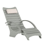Homenjoy Pool Lounge Chairs Set of 2 with Armrest & Cupholder, 8-10 Shallow
