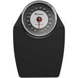 Adamson A24 Scales for Body Weight - Up to 350 LB - New - Anti-Skid Rubber Surface Extra Large Numbers - High Precision Bathroom Scale Analog - Durable with 20-Year Assurance - Black