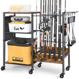 Fishing Rod Holders Fishing Gear Fishing Equipment Organizers Fishing Pole Holders Fishing Rod Tackle Cart Olakee