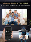 Smart Projector 4K Daylight,Certified Apps,ToF CMOS Auto Focus,2300ANSI High Lumen Ultra HD Home Outdoor Movie Gaming Projector with WIFI6 Bluetooth,GTV,NFC Casting,Dolby Audio,HDMI ARC,HDR10