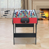5ft Foosball Table，Mini Competition Soccer Table Game with All Accessories, Leg Levelers and Heavy-Duty Legs. Perfect for Home, Game Rooms, and Parties (Red)