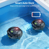 PF1 Cordless Robotic Pool Vacuum Cleaner for Above & In-Ground Pools – Triple-Layer Filtration, 150 Min Runtime, Floor-Only Cleaning, Covers 1345 Sq.Ft, Includes Floating Buoy