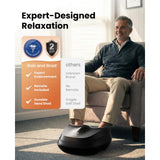 BOB AND BRAD Foot Massager with Heat and Remote,FSA Eligible HSA Eligible, Shiatsu Deep Kneading Electric Feet Massager Machine for Plantar Fasciitis, Men Size 12