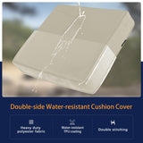 Water-Resistant & Fade-Resistant Patio Furniture Cushions with Removable Cover Deep Seat & Back Cushion