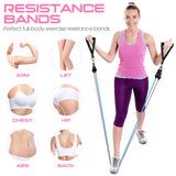 RENRANRING Resistance Bands for Working Out, 150LBS Exercise Bands, Workout Bands, Resistance Bands Set with Handles for Men Women, Legs Ankle Straps for Muscle Training RENRANRING