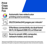 HP Color LaserJet Pro MFP 3301fdw Wireless All-in-One Color Laser Printer, Office Printer, Scanner, Copier, Fax