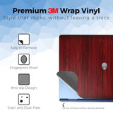 Laptop Skin Compatible with Alienware 16/16X Aurora (2025) - Cherry Grain - Premium 3M Vinyl Protective Wrap Decal Cover - Easy to Apply | Crafted in The USA by MightySkins