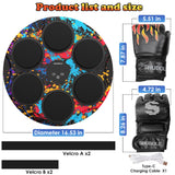Music Boxing Machine with Boxing Gloves - Wall Mounted Punching Machine for Adults & Kids, 9-Speed Punch Game, Wall Boxing Punching Pad, Upgrade Gifts for Boys Age 6+ (Graffiti)