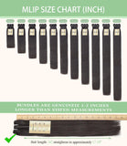 MLIP Human Hair Bundles Straight, Raw Virgin Indian Hair, Full & Natural