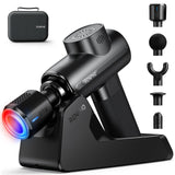 RENPHO Active Thermacool Deluxe Massage Gun Deep Tissue with Charging Stand, Back Massager with Heat and Cold Head, Percussion Body Muscle Masajeador for Athletes Pain Relief