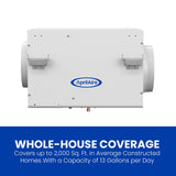 Self-Contained Fan Powered Whole-House Humidifier, for Homes with Ducted Forced Air Furnace Systems | up to 3,900 Sq. Ft. Aprilaire