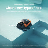 Beatbot Sora 30 Pool Vacuum Robot, 4-in-1 Cleaner with Shallow-Area Cleaning, 6800GPH Power, Smart Surface Parking, 5L Capacity for Above & In-Ground Pools Up to 3229 sq. ft, Vibrant Orange