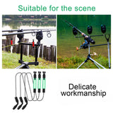 Toddmomy 3pcs Fishing Alarm Fishing Accessories Carp Bite Indicator Hanger Rack