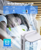 Portable Air Conditioners, 1700ml Evaporative Air Cooler with Remote, 120° Oscillating Mini Air Conditioner Portable with 3 Speeds XAMATTS