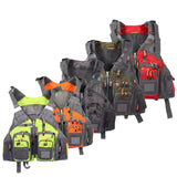 Multifunctional Kayak Life Jackets for Adults - Fishing, Multi Pocket Portable Detachable Clothing with Floating Material Breathable Life-Saving Rock Fishing (Grey)