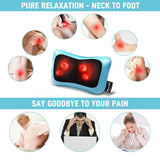 Neck Back Massager Pillow with Heat, Deep Tissue Kneading Massage for Back, Neck, Shoulder Mo Cuishle