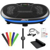 JOROTO 4D Vibration Plate Exercise Machine, 3-Motor App-Controlled High-Intensity Adjustable Speed Vibration Plate for Weight Loss & Lymphatic Drainage