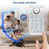 3 Super Long Range 3 Handset DECT 6.0 Cordless Phone for Home with Expandable to 12 HS VTech