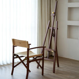 Solid Wood Artist's Easel，Foldable Floor-Standing Display Stand