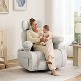 MAMAZING Lullapod Max Power Nursery Rocking Chair with Electric Armrests
