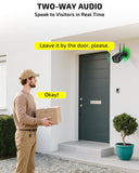 《Dual Antennas & 130°Wide Angle》Wireless Security Camera System Outdoor, Wireless Cameras for Home Security with Expandable 16CH 4K NVR, Surveillance Video Systems DVR Kits
