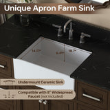 DELUXE LIVING 48 Inch Bathroom Vanity with Sink, Dark Brown