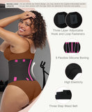 FeelinGirl Workout Waist Trainer Cincher Corset Postnatal Shaper Tummy Slimmer Plus Size for Women Rose Red XS