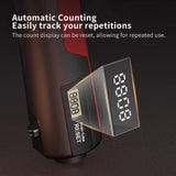 Hiyoga Grip Strength Trainer, Hand Grip Strengthener with Adjustable Resistance 11-220Lbs(5-100KG), Automatic Counter, Ergonomic Design, Forearm Strengthener for Musicians Athletes and Injury Recovery (Orange) Hiyoga