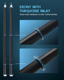 KONLLEN 2.0 Carbon Fiber Pool Cue Set, Low Deflection 11.8mm Tip
