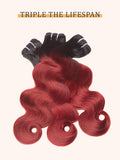 MLIP Body Wave Bundles Human Hair, 100% Raw Indian Hair, Full & Thick