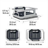 OXO Good Grips Extendable Over-The-Sink Aluminum Drying Dish Rack